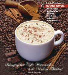 DURE Cappuccino French Vanilla Powder, 6 x 2lb bags