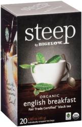 Steep, Organic English Breakfast Tea 20ct 