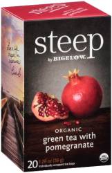 Steep, Organic Green with Pomegranate, 20ct box