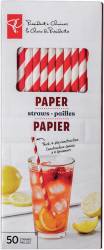 Straws, Paper, 50ct *Limited time