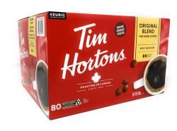 Tim Horton's Original K Cups, 80ct