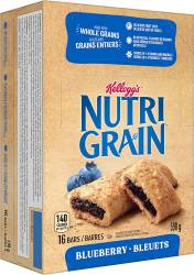 Kellogg's Nutri-Grain Blueberry, 16 bars