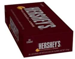 Hershey Chocolate Almond Bar 36 pk