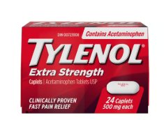 Tylenol Extra Strength 500mg, 24ct