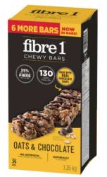 Fibre 1 Chewy Bars, 36ct Box (#44284) *NEW, Larger size!